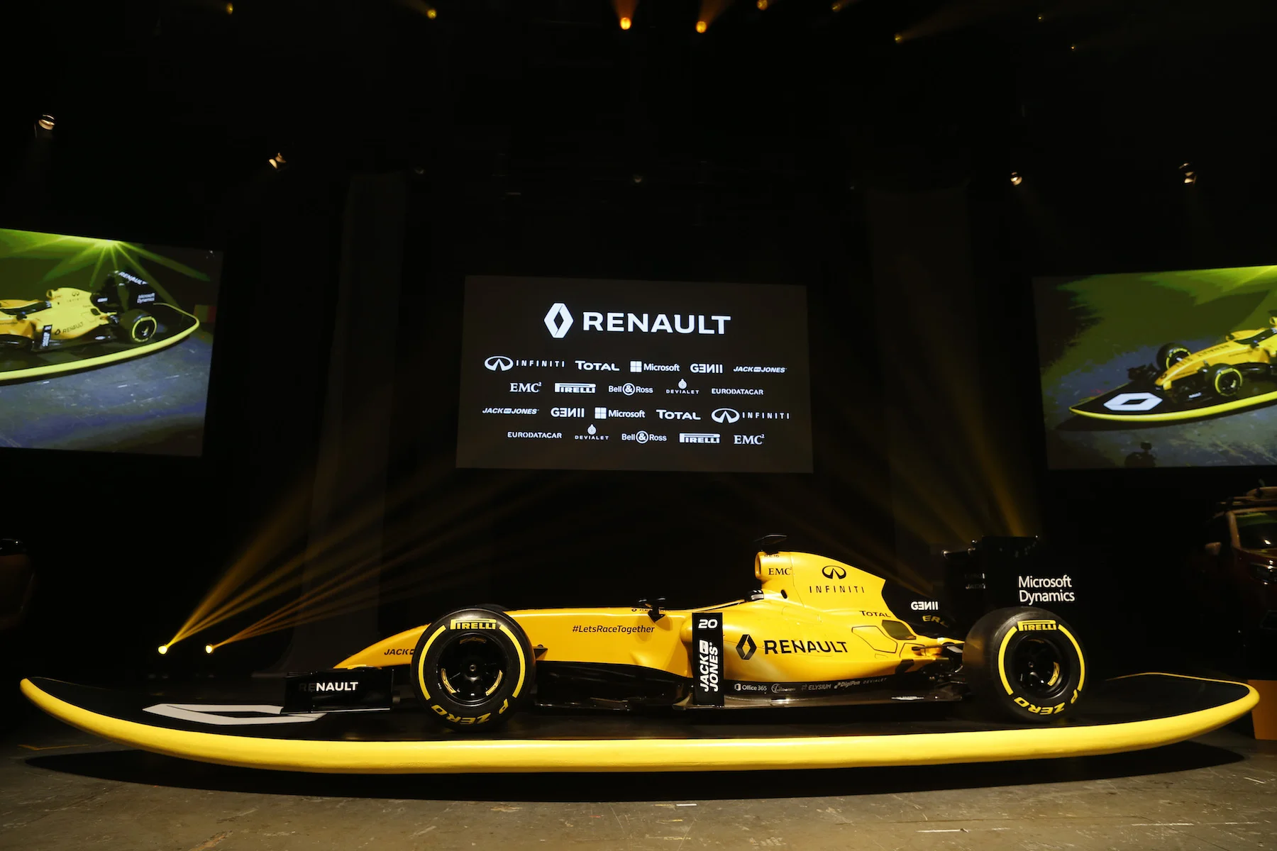 Renault goes yellow